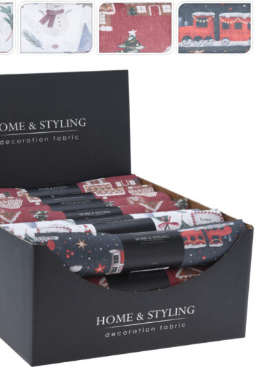 Organza dekoracyjna świąteczna 28X250cm