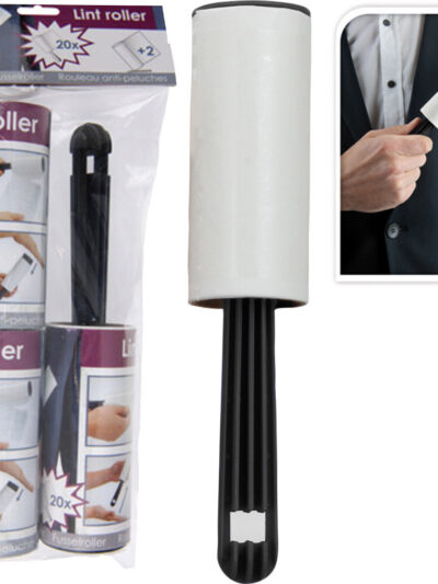 ROLKA CZYSZCZĄCA DO UBRAŃ+2 ZAPASY