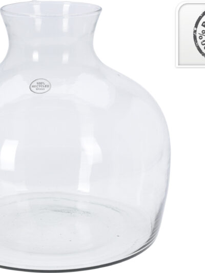 WAZON SZKLANY Z RECYKLINGU 33XW36CM