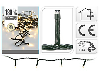 ŁAŃCUCH ŚWIETLNY 180LED CIEPLY 13,5M