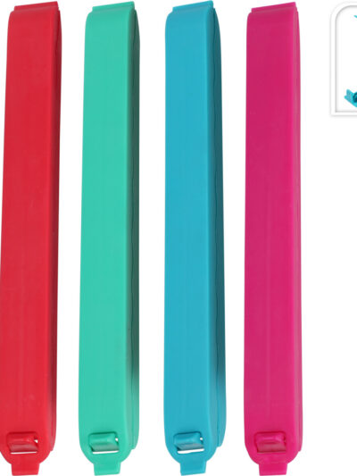 KOMPLET 4 SZTUK KLIPSÓW DO ZAMYKANIA OPAKOWAŃ