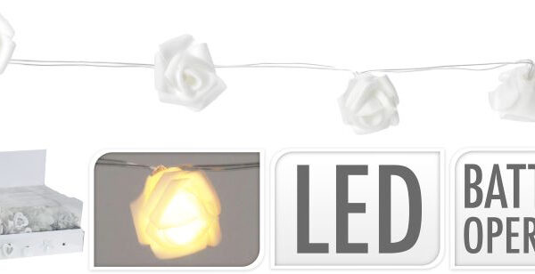 Łańcuch LED GWIAZDKI 20L na baterie 3x AA 1,5V