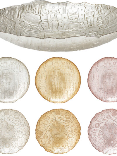 MISKA SZKLANA ŚREDNICA 30CM 6 RODZAJI XM