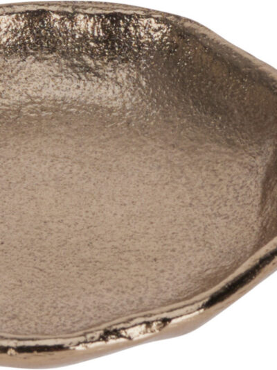 MISKA ZŁOTA 9X9X2CM 3 RODZAJE DESIGN