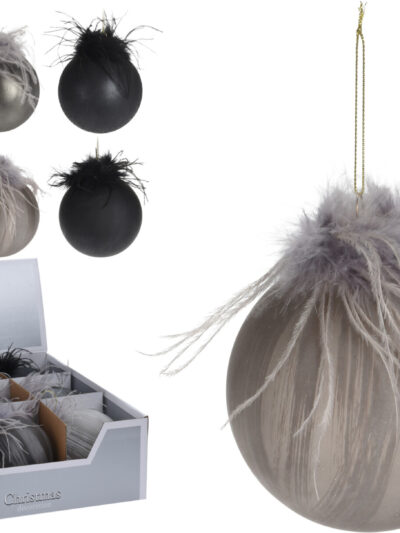 BOMBKA Z PIÓREM 10CM