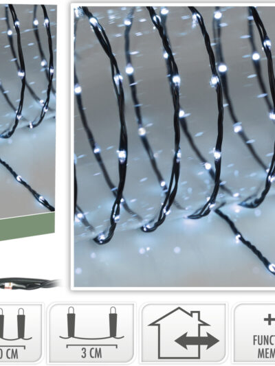 ŁAŃCUCH LED 800 LED BIAŁE 24M