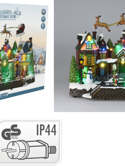 DEKORACJA ZE SCENĄ TEMATYCZNĄ 39CM