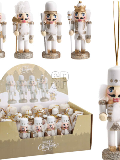 Zawieszka dziadek do orzechów 9cm 4 os.