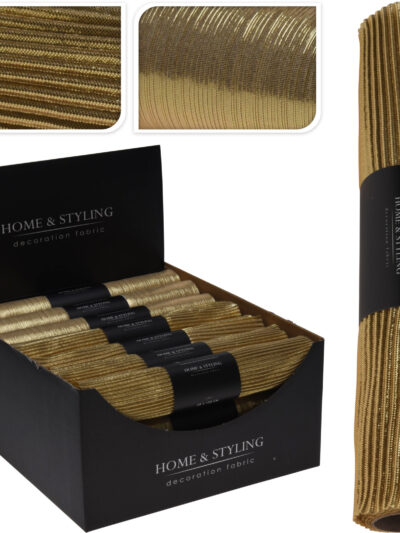TKANINA DEKORACYJNA 28X150CM GOLD 2 RODZ