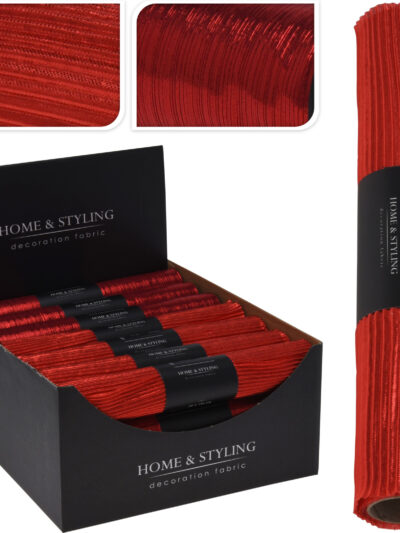 TKANINA DEKORACYJNA 28X150CM RED 2 RODZA