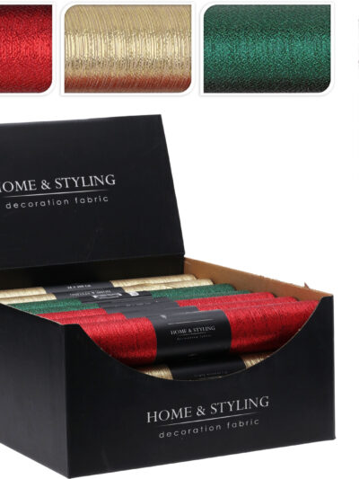 TKANINA dekoracyjna 20X3CM 3 KOLORY