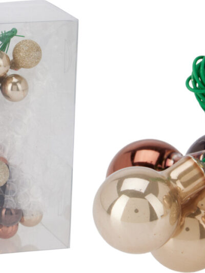 BOMBKI ŚWIĄTECZNE NA DRUCIKU 2 CM