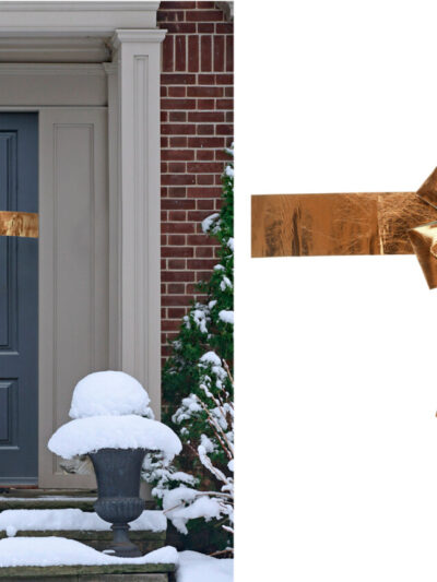 Kokarda na drzwi33X42CM ZŁOTA