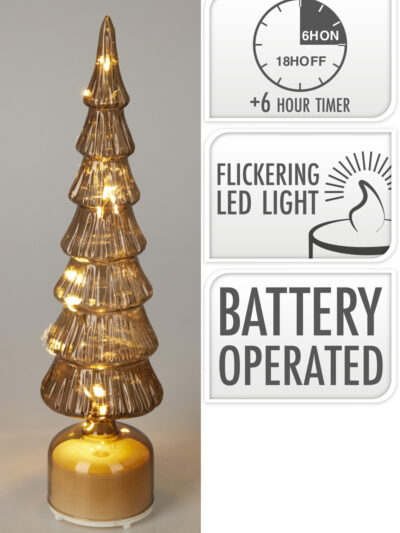 Choinka LED 40CM BRĄZOWA2ASS