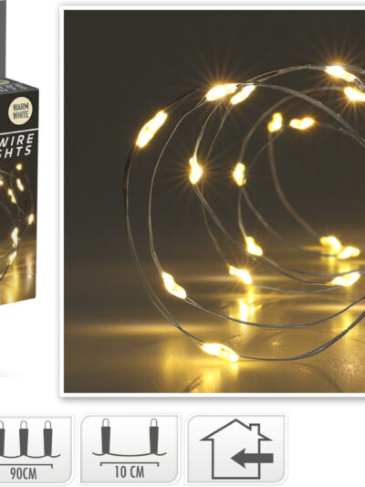 Łańcuch świetlny 10LED WW BO