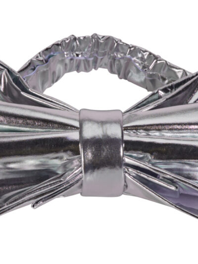 Kokarda na krzesło 50x34cm srebrna