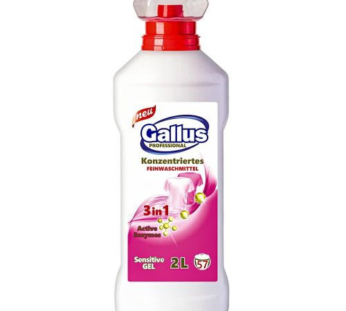 GALLUS Żel do prania 2L 57p 3w1 SENSITIVE