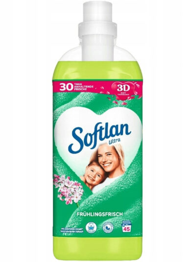SOFTLAN Płyn do płukania 1L 45p Fruhlings/zielony
