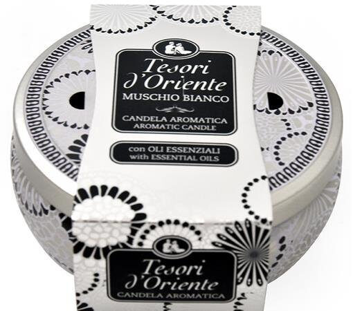 TESORI świeca zapachowa BIAŁE PIŻMO