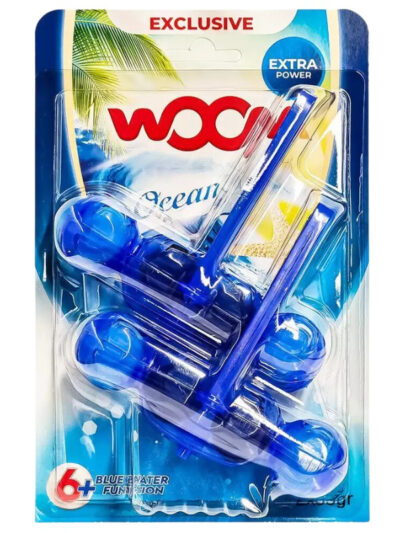 WOOM Zawieszka barwiąca do WC 2x50g ocean