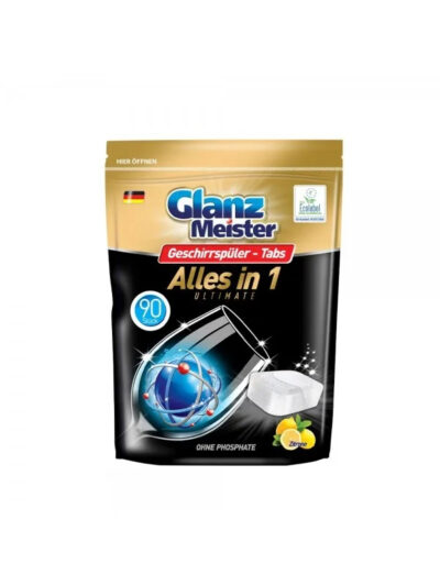GLANZ Meister Tabletki do zmywarki 90szt Doypack PVOH Eco Label 1,44kg