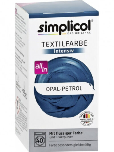 SIMPLICOL Barwnik do tkanin INTENSIV OPAL-PETROL 560g