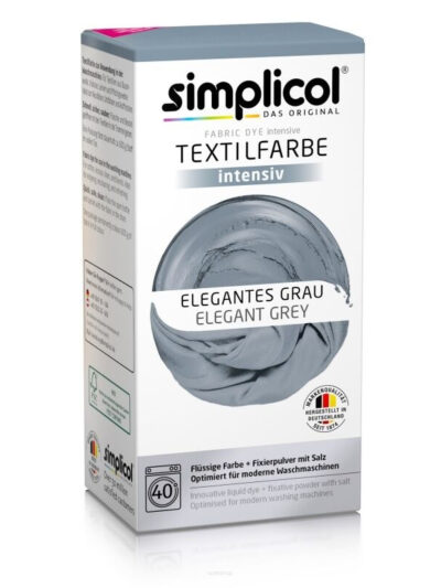 SIMPLICOL Barwnik do tkanin ELEGANTES SZARY 560g