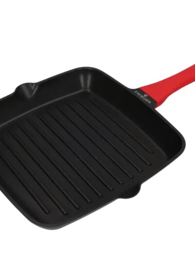 ZWIEGER OBSIDIAN Patelnia 28cm grillowanon-stick