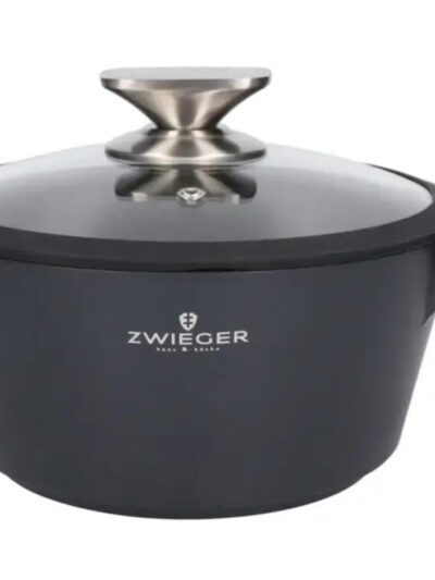 ZWIEGER BLACK STONE Garnek z pokrywką 24cm 3,5L