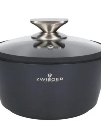 ZWIEGER BLACK STONE Garnek z pokrywką 28cm 5,5L
