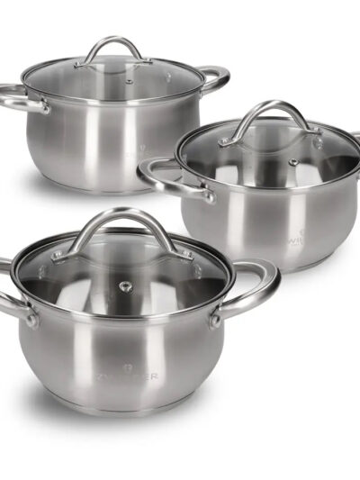 ZWIEGER VIRTU Komplet 6el garnków16/18/24cm